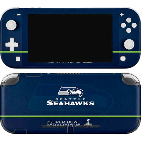 NFL Seattle Seahawks Super Bowl XLVIII Nintendo Switch Lite Skin